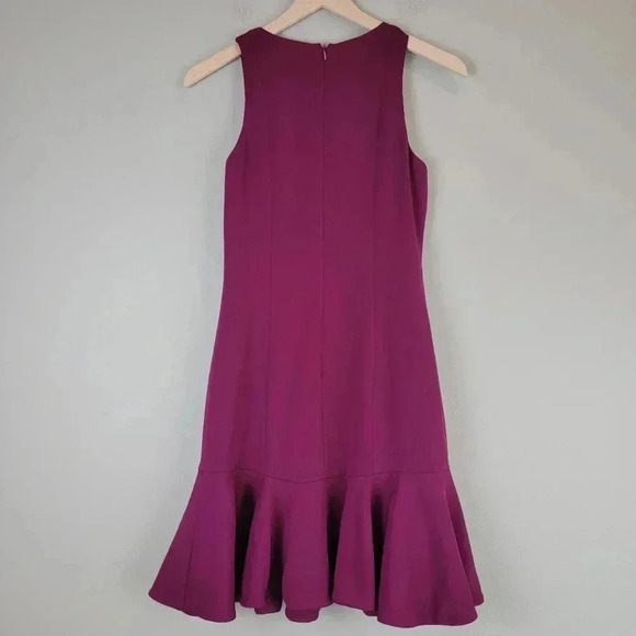 Jaygodfrey Sheath Dress Sleeveless Flounce Hem Formal Office Career 6 - Picture 2 of 6